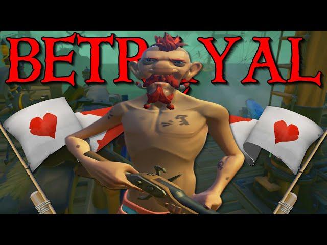 BETRAYING EVERY ALLIANCE at FORT OF THE DAMNED... (Sea Of Thieves)