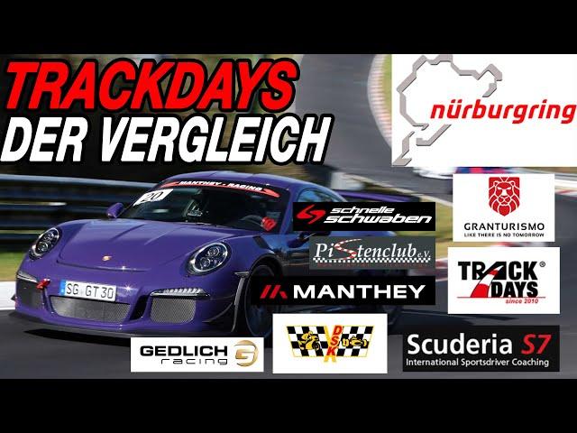 Trackdays Nordschleife - Der große Vergleich 