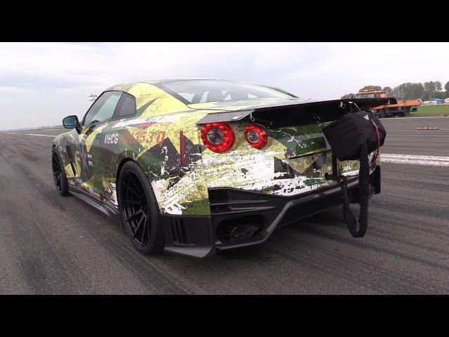 The FASTEST Nissan GTR in EUROPE! 1/2 Mile 367 km/h!!