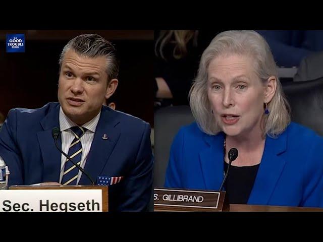 Senate HEARING EXPOSED! Gillibrand Grills Pete Hegseth