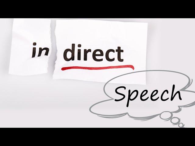 Indirect Speech (Statements) - English Lesson | Part 1