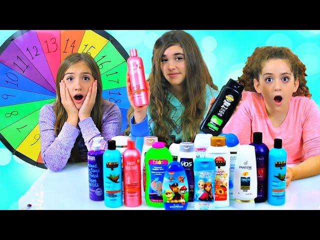 Mystery Wheel of Shampoo Slime Challenge!