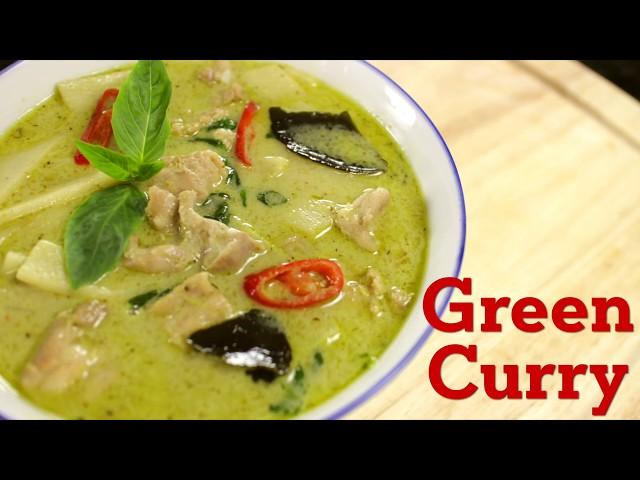 Thai Green Curry Recipe แกงเขียวหวาน - Hot Thai Kitchen