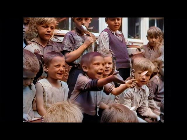 Emotional film about the sad Hunger Winter (1944/1945) in The Netherlands during WWII in color