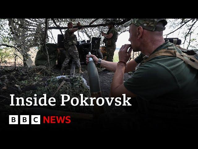 Ukraine's vital eastern town Pokrovsk in Russian sights | BBC News