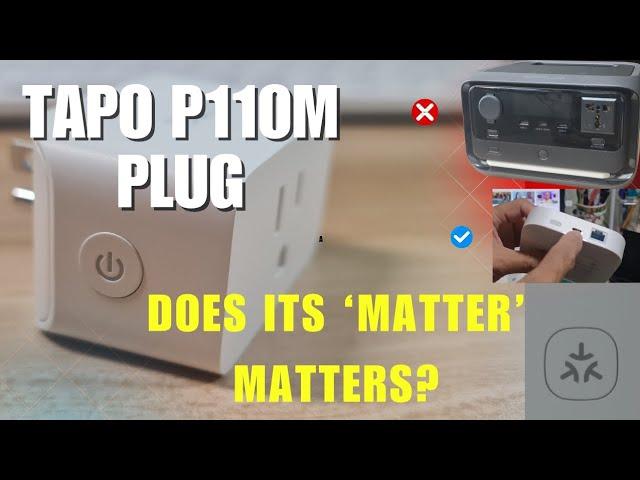 REVIEW: Tapo P110M 'Matter' Smart Plug | Xiaomi Home Hub 2 Compatability | Ecoflow Pairing?
