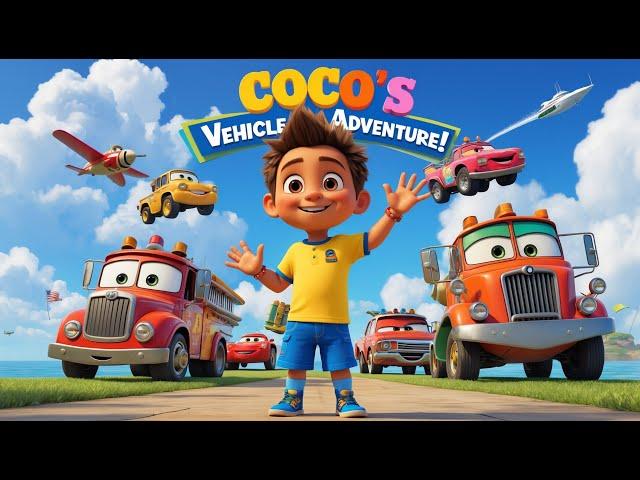 CoCo's Fun Vehicle Adventure I Animated Kids Song I Learn About Vehicles!