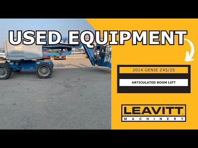 USED 2014 GENIE Z45/25 ARTICULATED BOOM LIFT