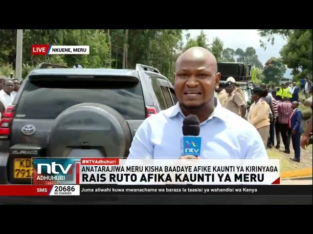 Rais Ruto kuzuru Meru na Kirinyaga leo
