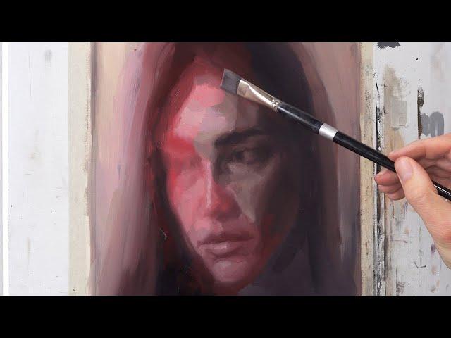 The Power Of A 5-Color Oil Painting - (Modified Zorn Palette)