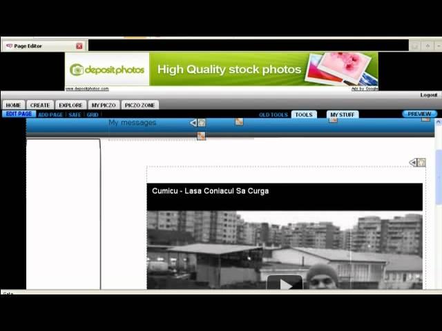 How to create a pro piczo website - YouTube.FLV