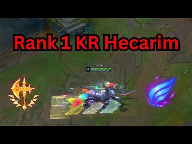 Rank 1 KR Hecarim is Unstoppable