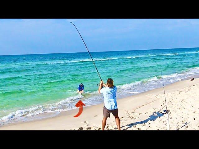 Surf Fishing And He Catches This? On That?! No Way!