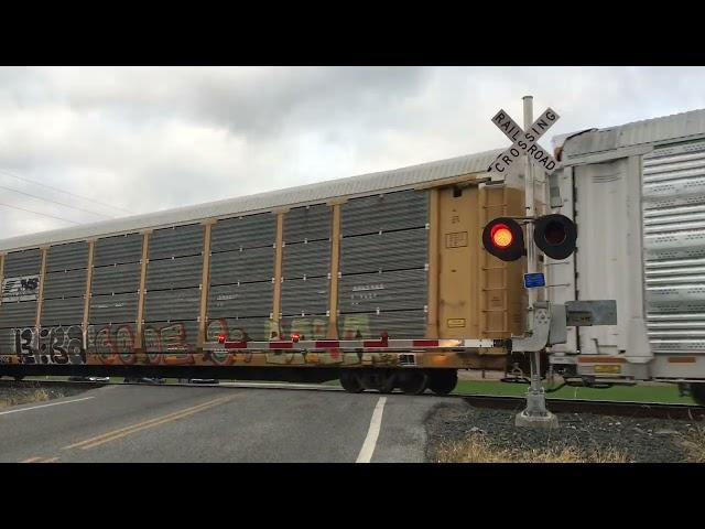 CSX 5430 Leads Autorack South | OH-65 Railroad Crossing, Ottawa, OH