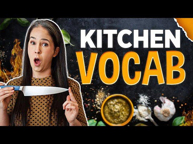 VOCABULARY Lesson! | VERBS for COOKING: English Vocabulary and Verbs in the Kitchen