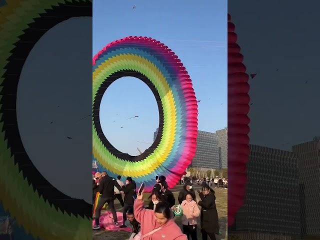 Kite festival in China ￼are huge  #2023 #china #shorts