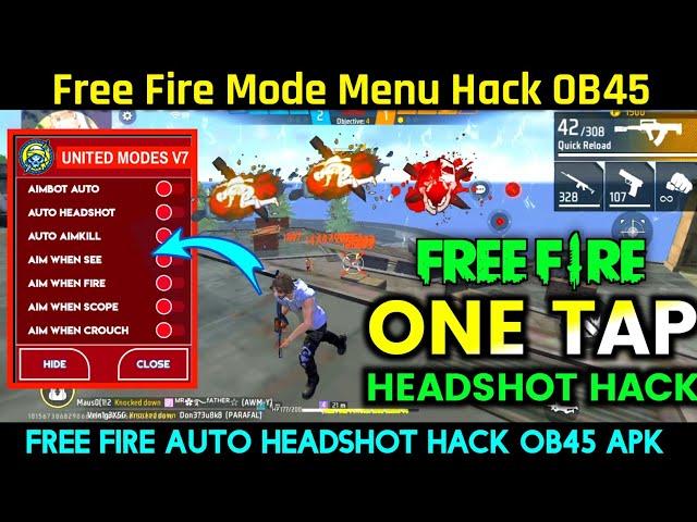 Free Fire Hack 2024 || Free Fire Mode Menu Hack OB45 || Free Fire Me Hack Kaise Lagaye || FF Hack 