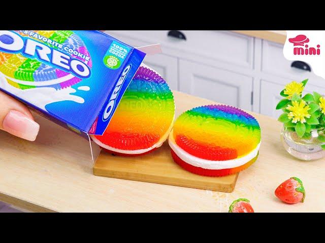 BEST OF Rainbow Oreo Cake Dessert | 1000+ Satisfying Miniature Rainbow Chocolate Cake Decorating