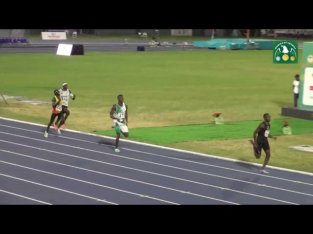 Team Zambia wins men's 4x400m relays heat 2 at the All African Games Accra 2024