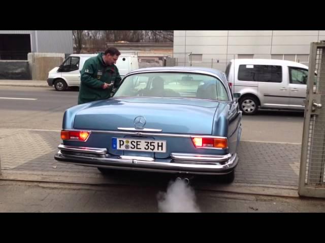 Mercedes Oldtimer Restauration Berlin | W111 erste Testfahrt nach Vollrestauration