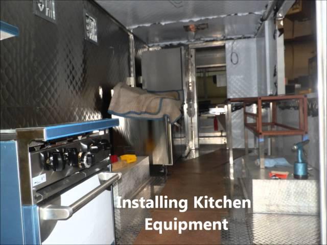 Building Food Truck Mobile Kitchen