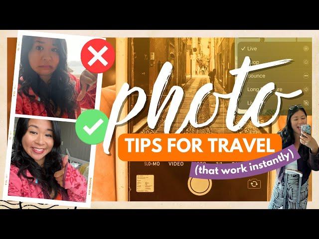 BETTER TRAVEL PHOTOS ON YOUR PHONE INSTANTLY | Tricks for Vacation Photos That Anyone Can Use!