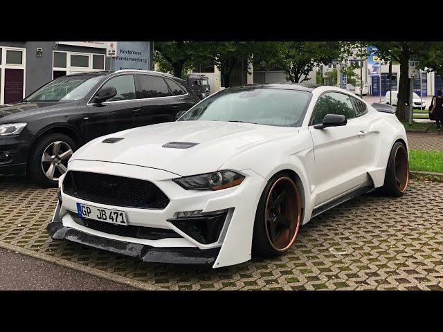 Ford Mustang - Short Video - WideBody Endlich Fertig | Loma Kupfer Chrom Breitbau Felgen