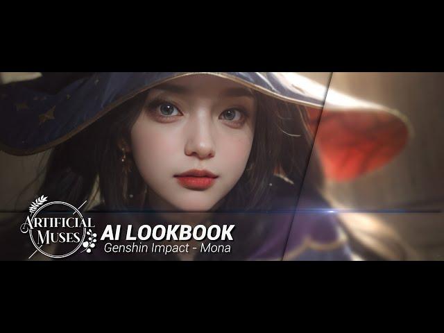 AI lookbook Girl | Genshin Impact - Mona