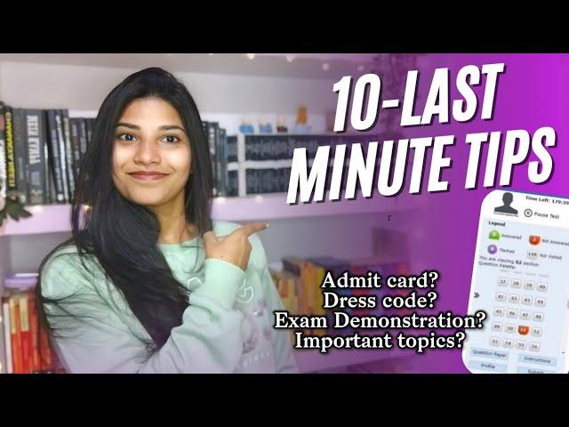 10 Last minute tips to remember before the exam/ UGC-NET English Literature