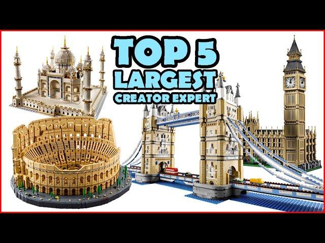 COMPILATION TOP 5 Largest Creator Expert LEGO sets of All Time - Speed Build for Collectors