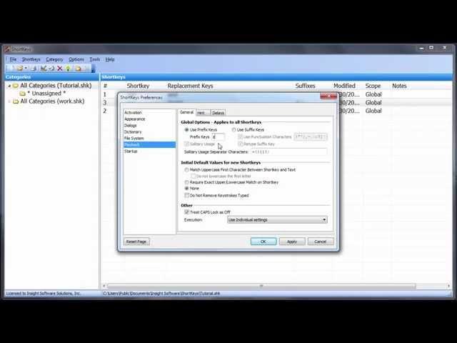 How to Use ShortKeys - Part 1