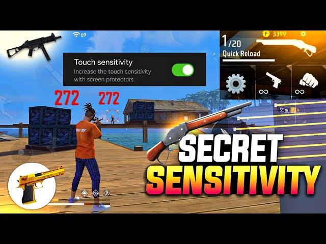 SECRET ️ ( SENSITIVITY ) FOR UMP SHOTGUN & DESERT EAGLE HEADSHOT || OB47 SENSITIVITY || FREE FIRE