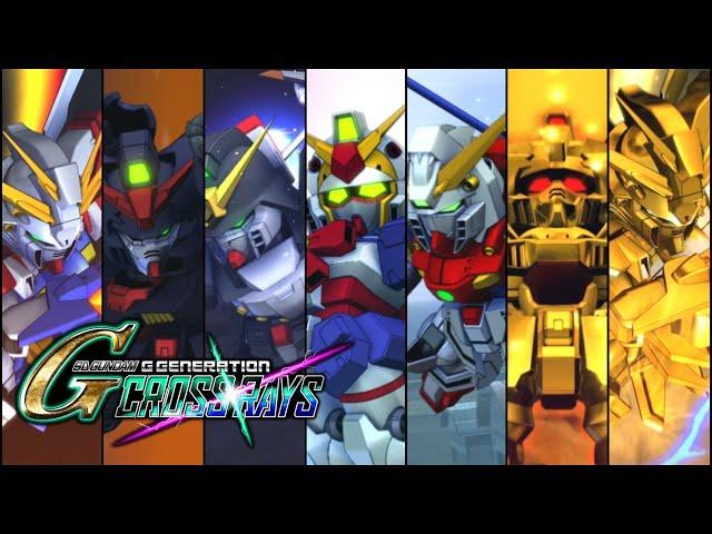 Mobile Fighter G Gundam All Gundams & Attacks | Cross Rays