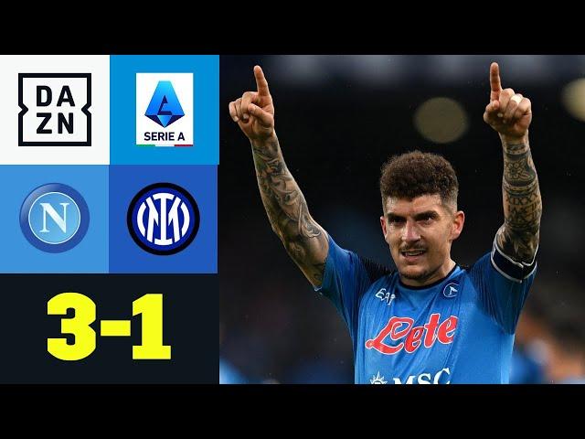 Fantastico Di Lorenzo! Endspurt bringt Napoli auf Siegerstraße: Neapel - Inter | Serie A | DAZN