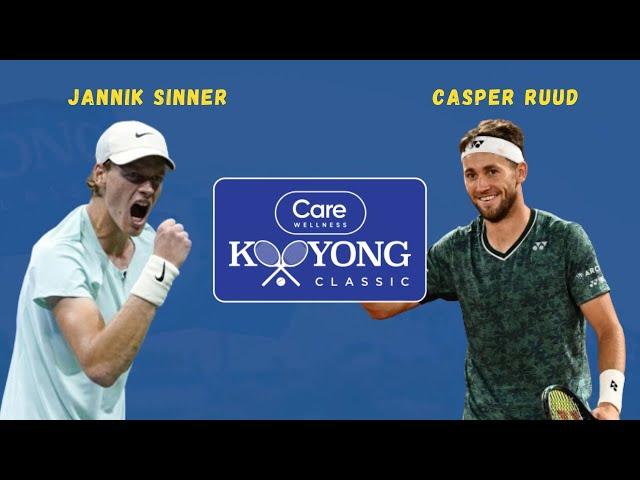 Jannnik Sinner vs Casper Ruud | Kooyong Classic 2024