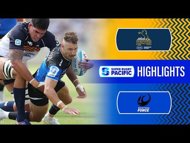 Super Rugby Pacific 2024 | Brumbies v Force | Round 3 Highlights