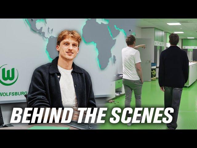 Der erste Tag beim VfL Wolfsburg - BTS mit Mads Roerslev  | Willkommen im Wolfsrudel! 🟢️