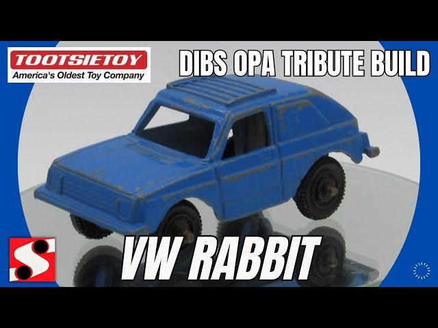 Custom Tootsietoy VW Rabbit - Opa Tribute Build - Diecast International Builders DIBS