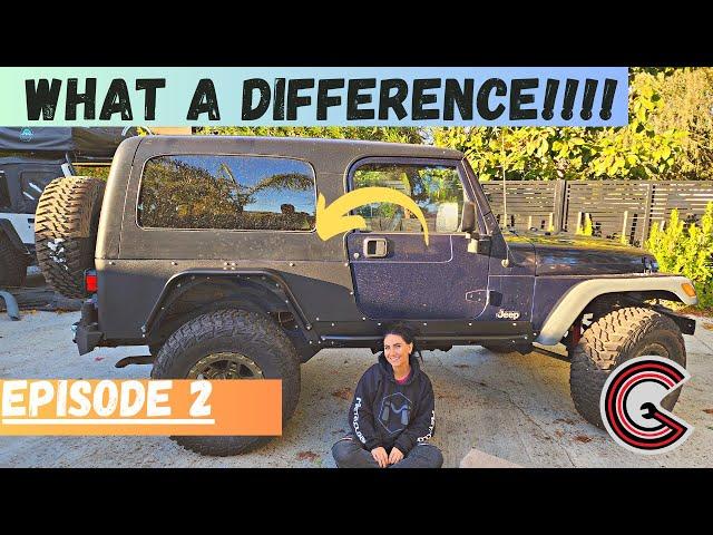 EVERY Jeep Needs This INSANE BODY ARMOR + OVERLINE FENDERS DIY Install  - LJ BUILD Episode 2 of 3