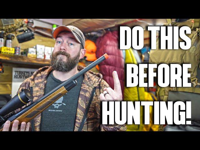 Do THIS To Your Rifle Barrel Before Hunting!