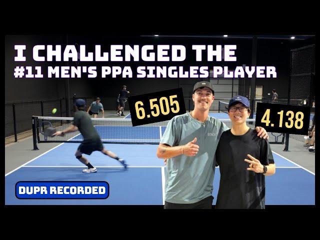 I Challenged the #11 PPA Men's Singles Player to a singles match with No Handicap! - Austin, TX