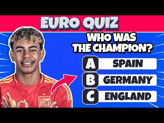 EURO 2024 QUIZ | FOOTBALL QUIZ