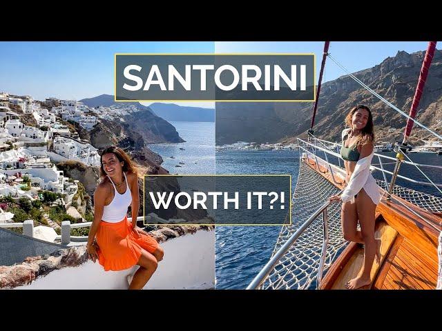 Santorini, Greece Travel Vlog! Is Santorini Worth the Hype?!