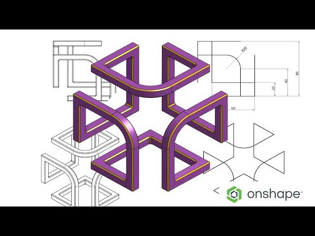 How to 3D Sweep: Creating a Cage in Onshape