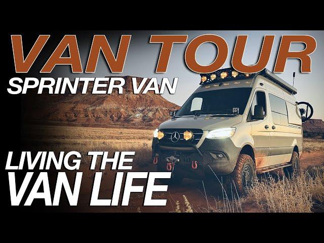 How I Built This 4x4 Mercedes Sprinter Van - Living The Van Life