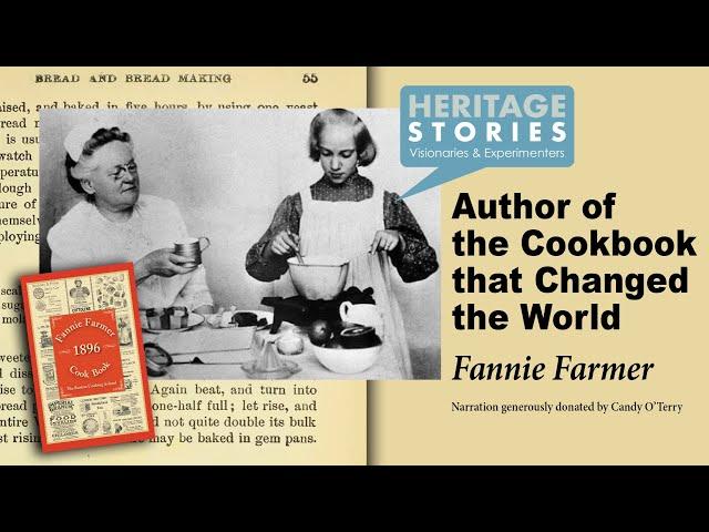 Author of the Cookbook that Changed the World: Fannie Farmer -  Freedom's Way NHA Heritage Stories