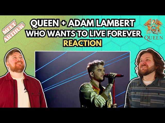 How GREAT Is ADAM LAMBERT?!?! @Queen & @AdamLambert = Who Wants To Live Forever | Meet Arthur Reacts