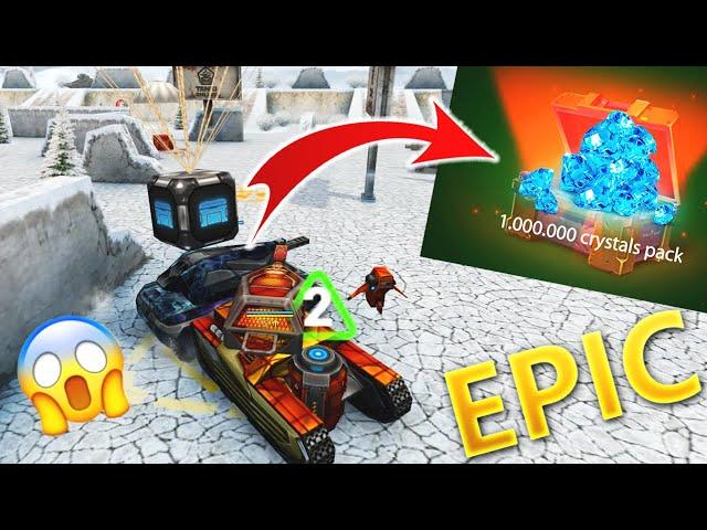 Tanki Online - Last Gold Box Montage #49 on Flash! + Getting 1 Million Crystals From 1 Container!!