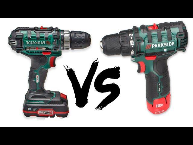 Parkside Cordless Drill PABS 12 B2 VS PABS 20 LI C3