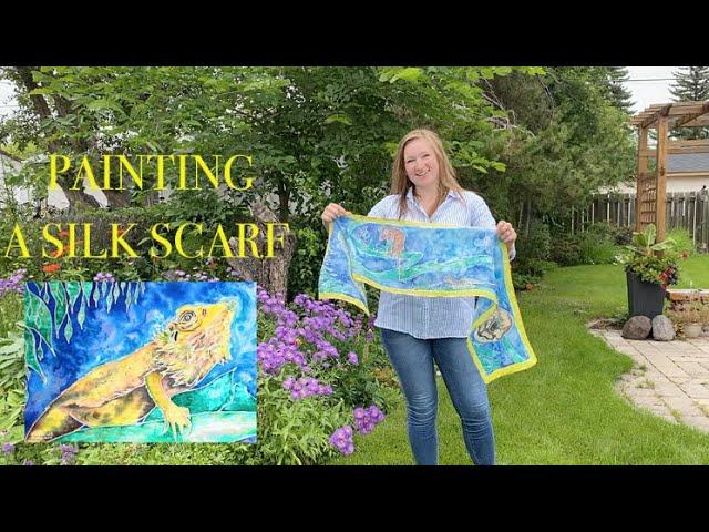 #SilkScarf Reptile Art